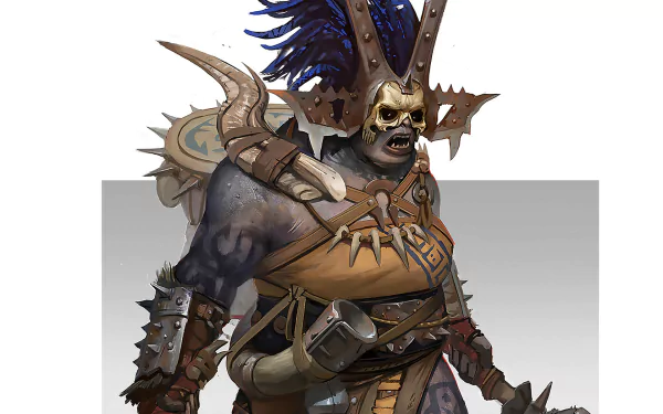  Ogre wardrummer by Artem Priakhin