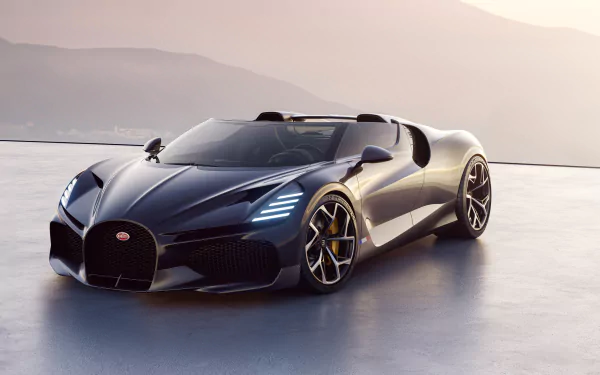 vehicle Bugatti W16 Mistral HD Desktop Wallpaper | Background Image