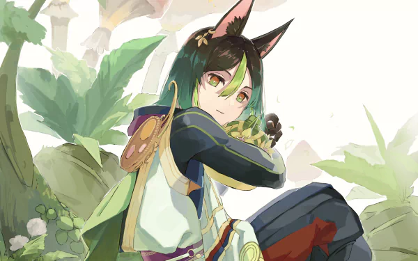 Tighnari (Genshin Impact) video game Genshin Impact HD Desktop Wallpaper | Background Image