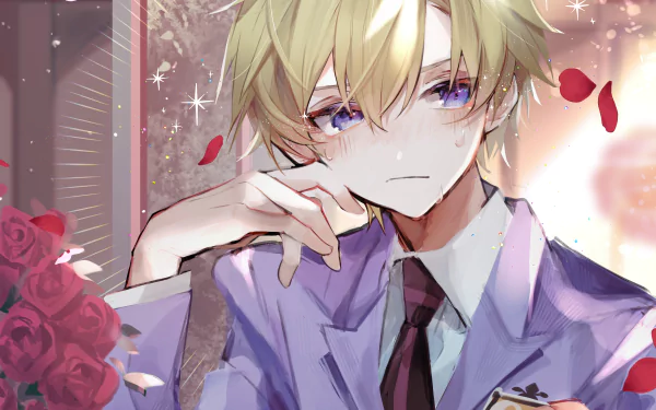 René Tamaki Richard de Grantaine Anime Ouran High School Host Club HD Desktop Wallpaper | Background Image