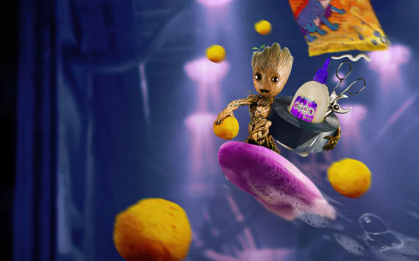Baby Groot TV Show I Am Groot HD Desktop Wallpaper | Background Image