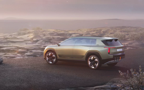 vehicle Skoda Vision 7S HD Desktop Wallpaper | Background Image