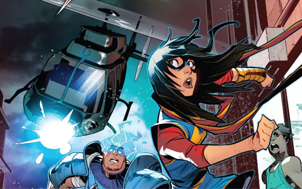 Kamala Khan Comic Ms. Marvel HD Desktop Wallpaper | Background Image