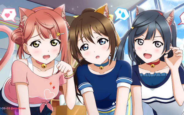 Setsuna Yuki Ayumu Uehara Shizuku Osaka Anime Love Live! Nijigasaki High School Idol Club HD Desktop Wallpaper | Background Image