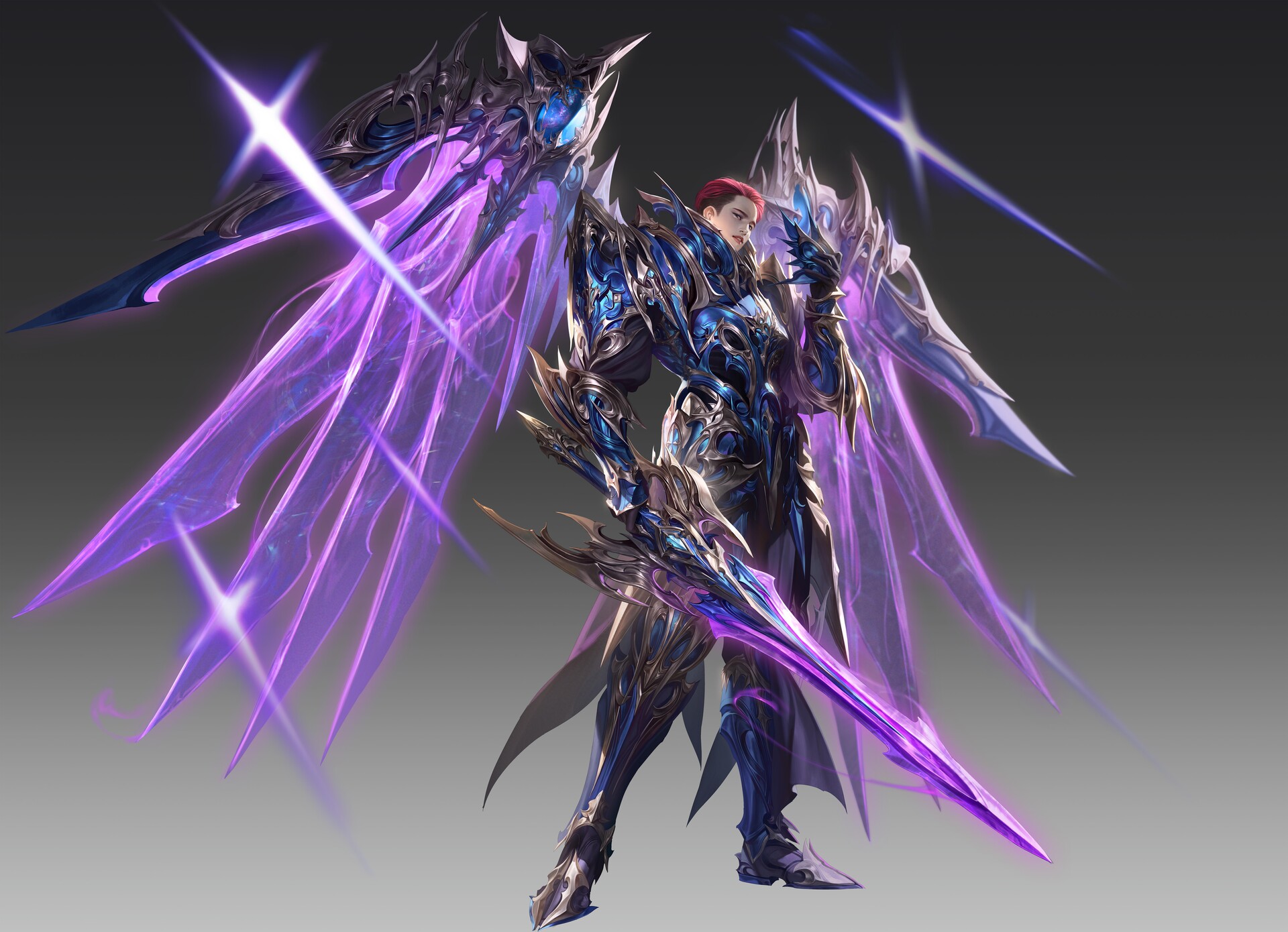 Download Fantasy Angel Warrior HD Wallpaper by TaeKwon Kim
