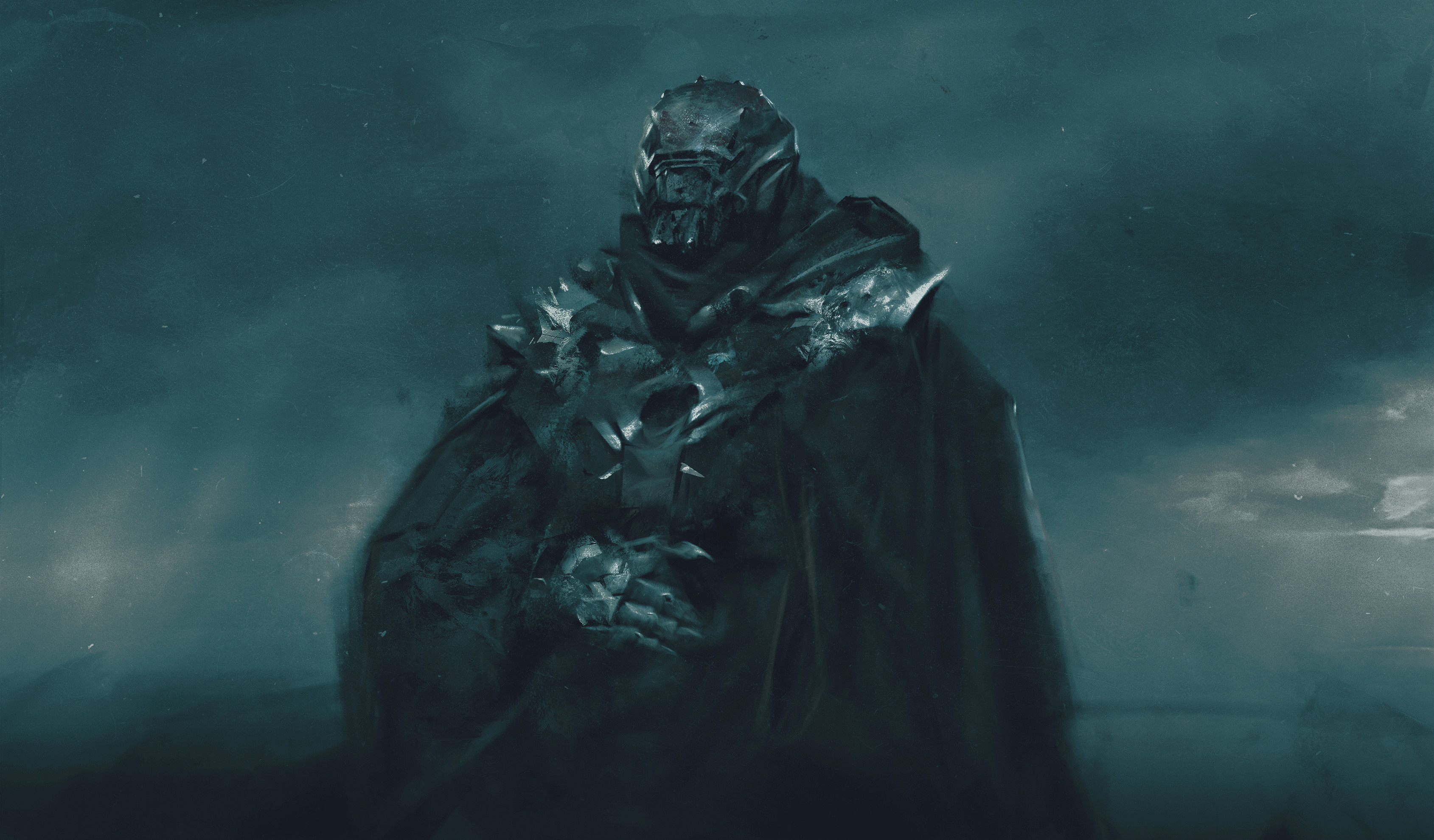 Download Dark Warrior HD Wallpaper by Vladimir Matyukhin