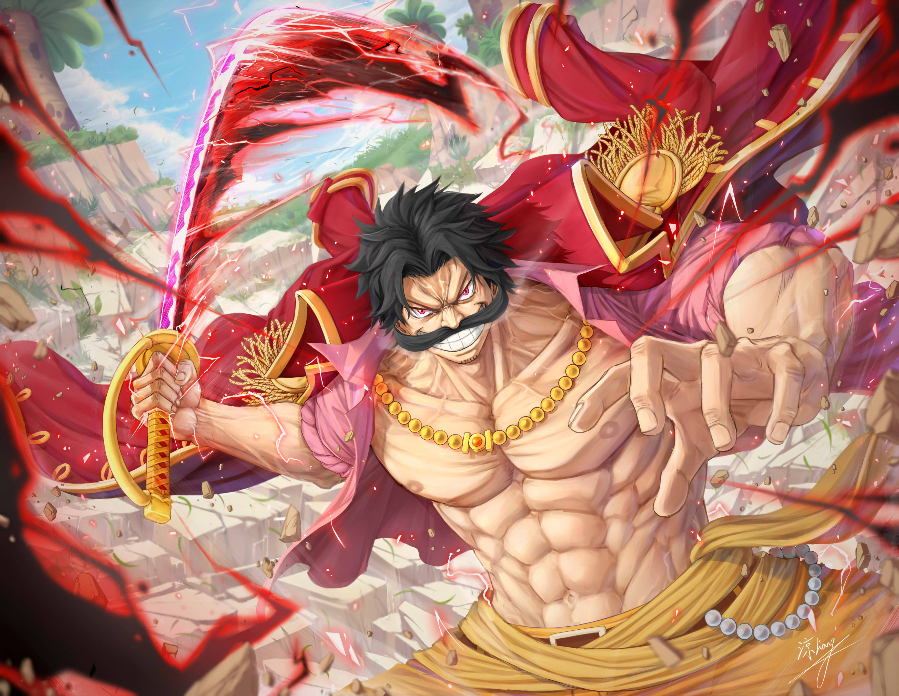 Download Gol D Roger Anime One Piece HD Wallpaper By Liang
