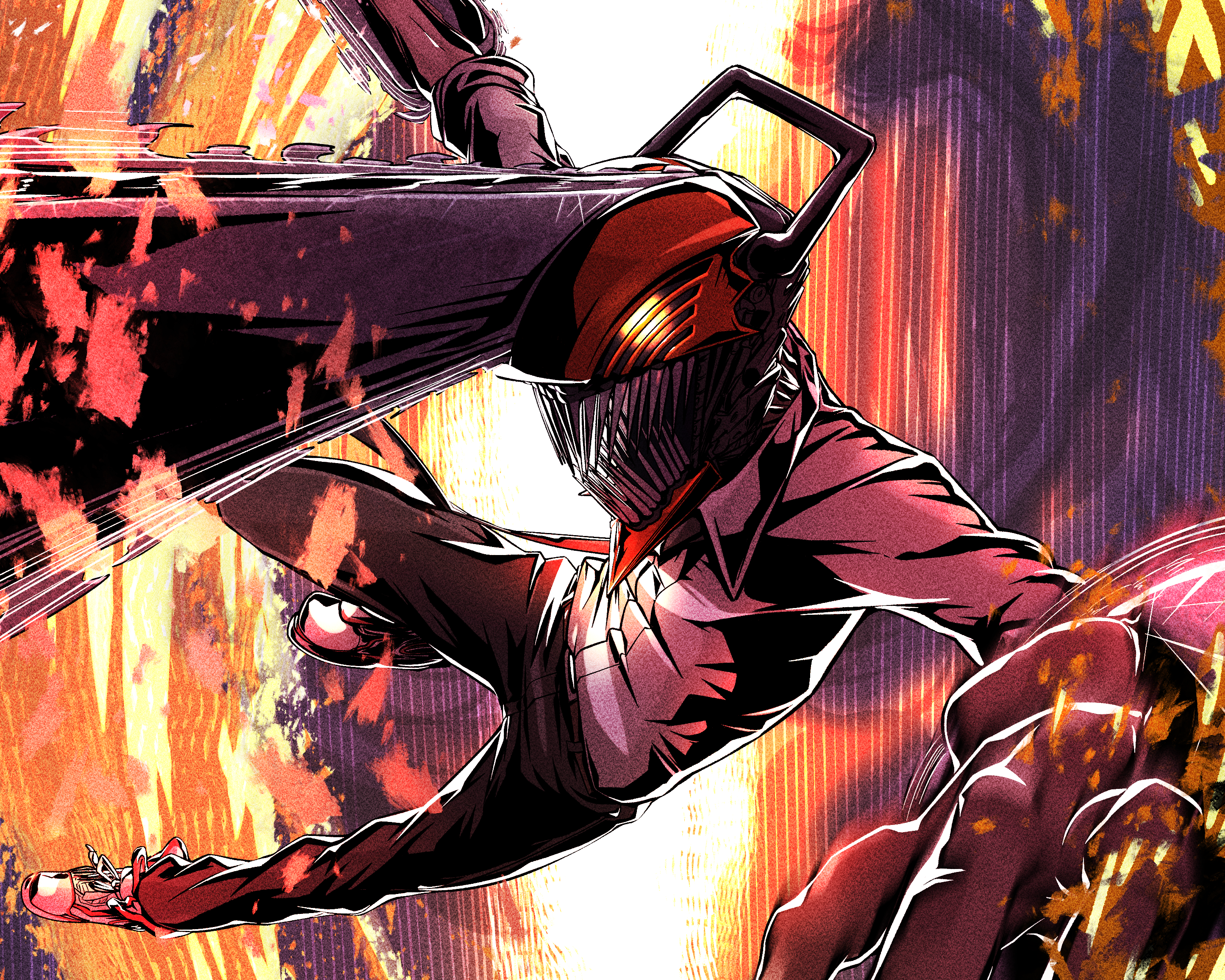Anime Chainsaw Man HD Wallpaper by かかしのかかと