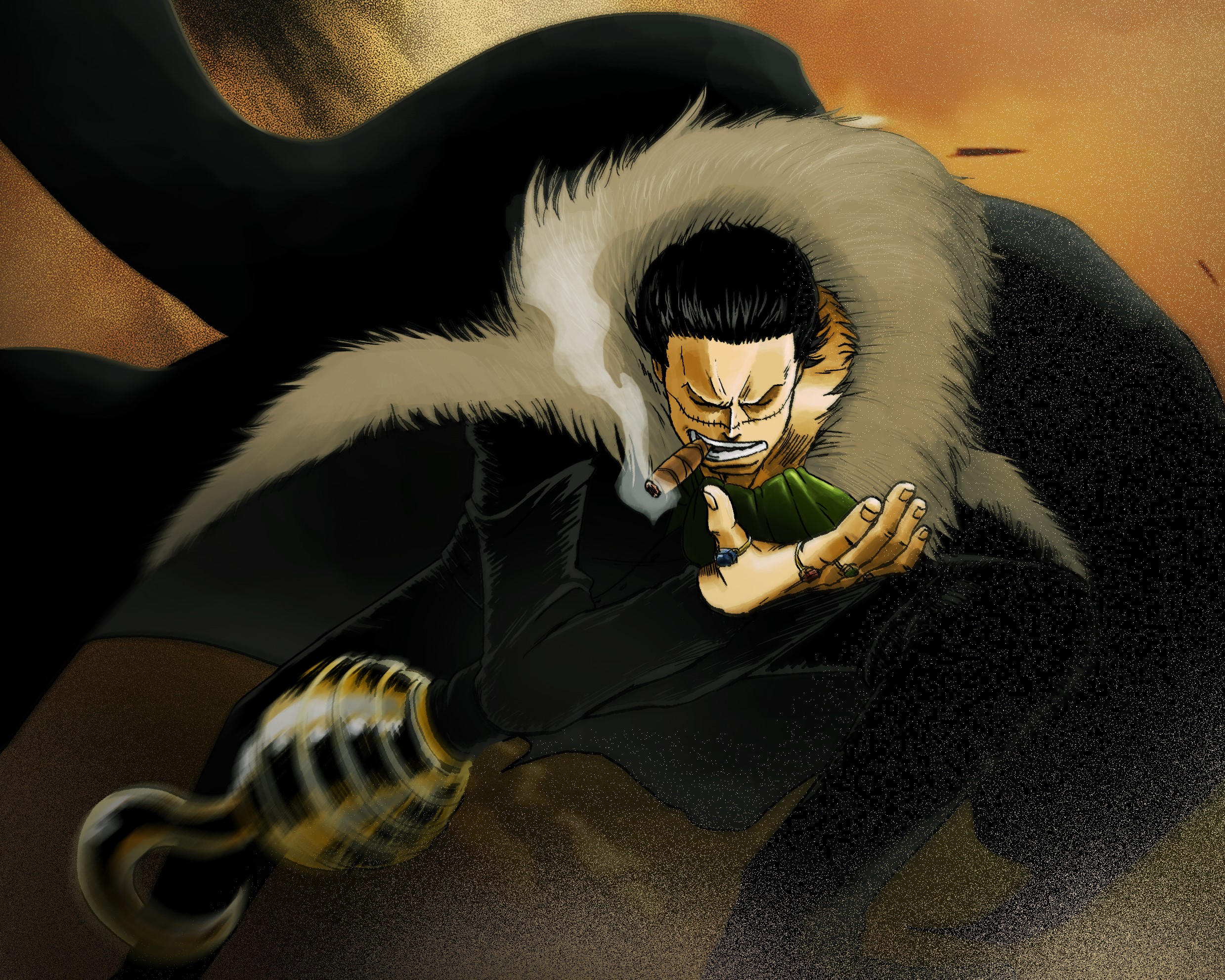 One Piece Crocodile Wallpaper CROCODILE One Piece Crocodile Digital