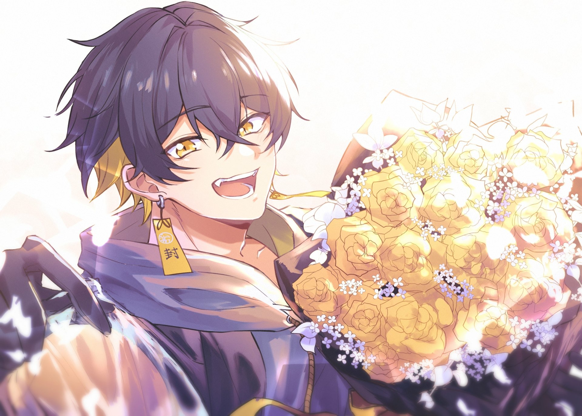 Download Holostars Yatogami Fuma Anime Virtual Youtuber HD Wallpaper