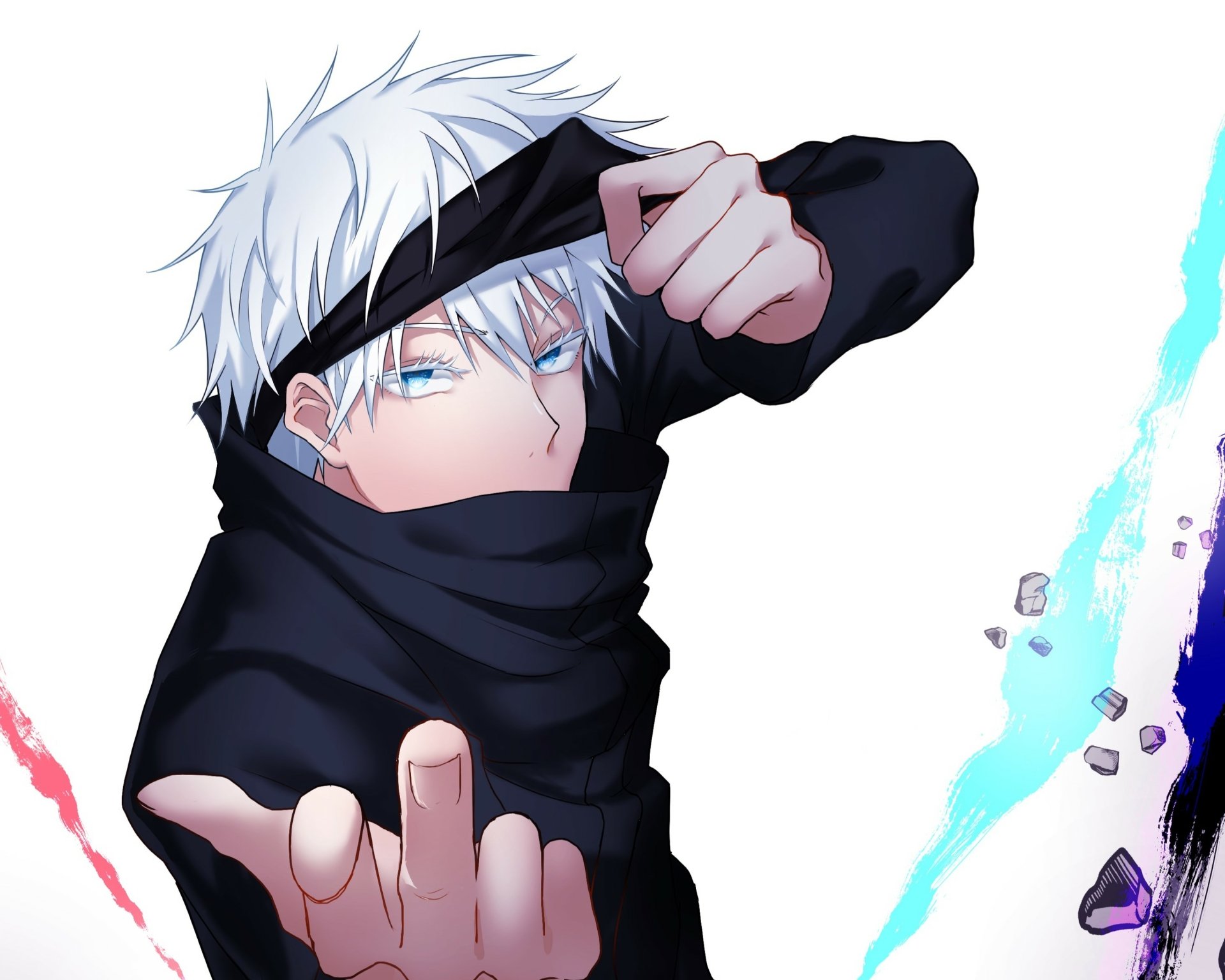 Download Satoru Gojo Anime Jujutsu Kaisen HD Wallpaper by 千草