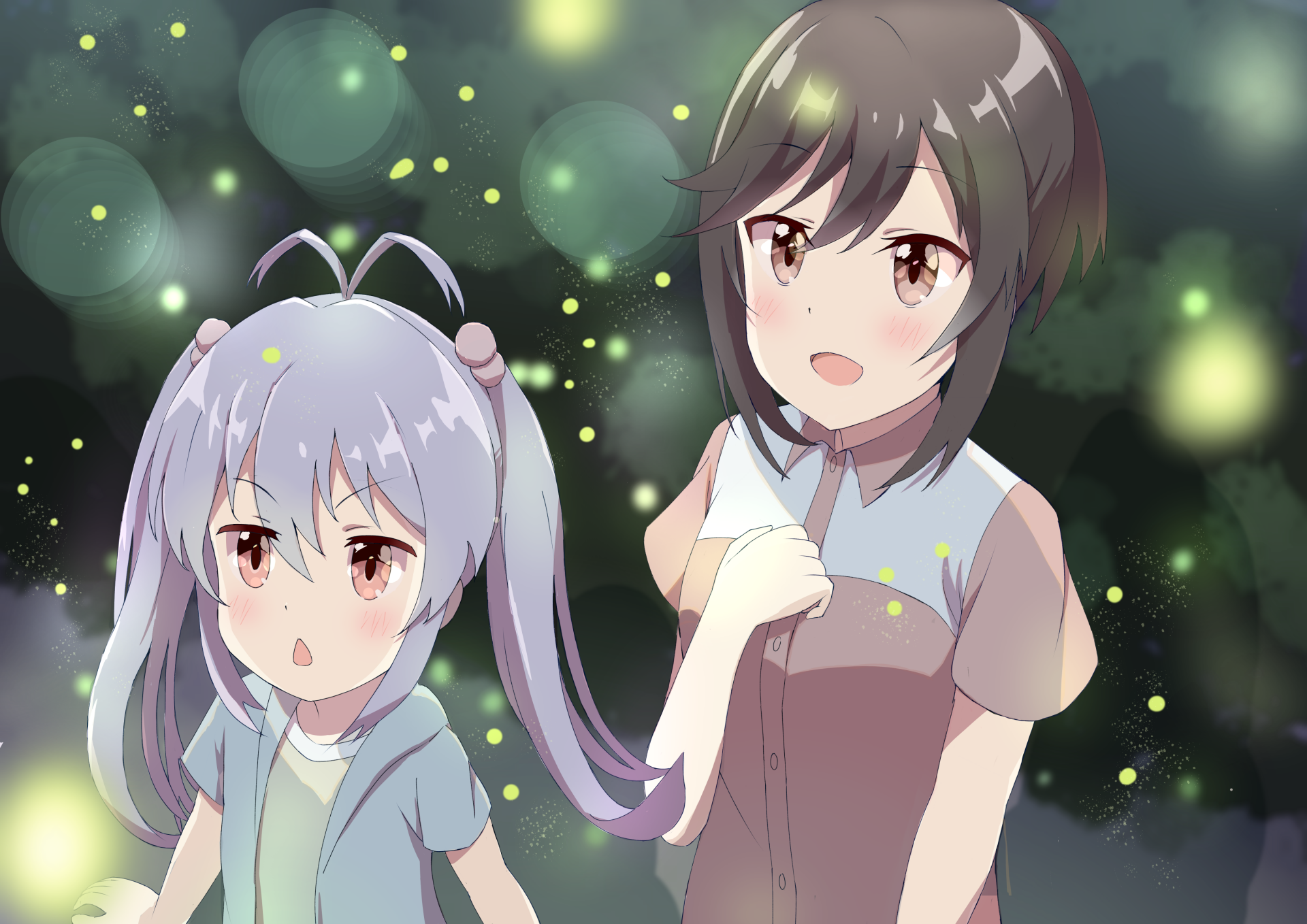 Download Hotaru Ichijou Renge Miyauchi Anime Non Non Biyori 4k Ultra Hd Wallpaper By 描愛ゆう 