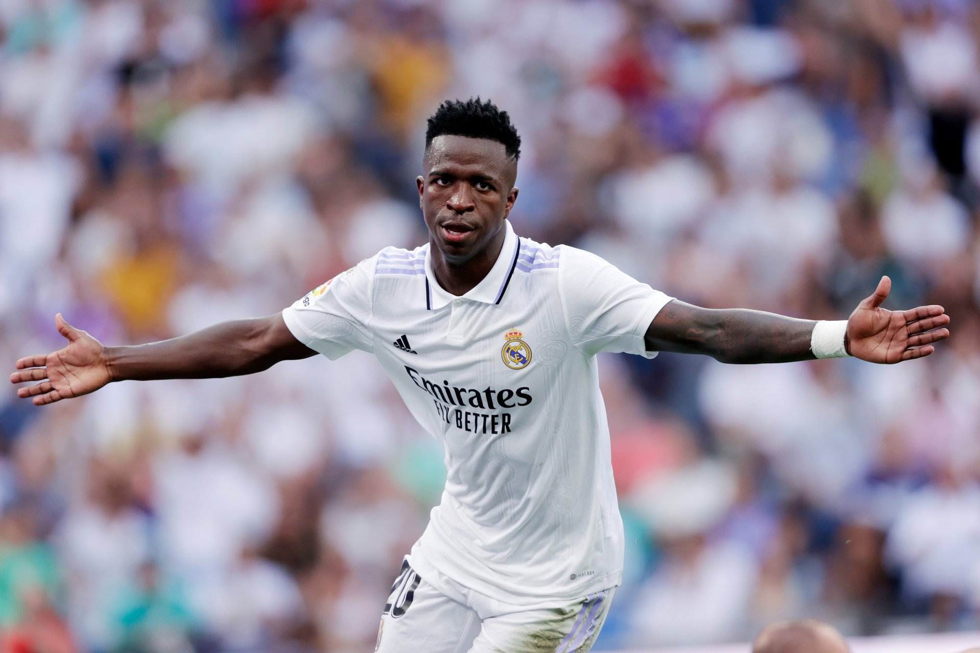 Download Real Madrid C.F. Vinícius Júnior Sports 4k Ultra HD Wallpaper