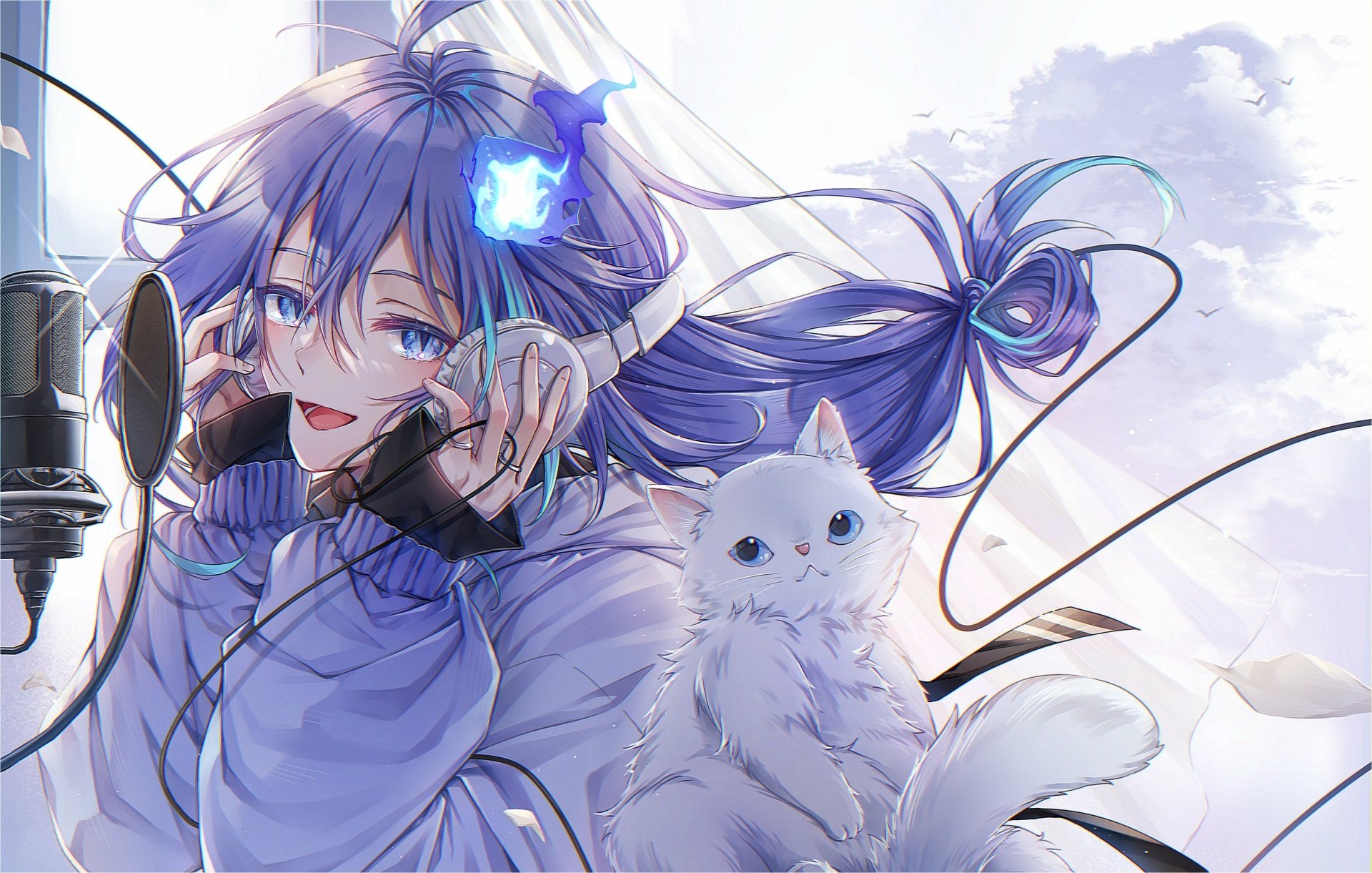 Download Holostars Minase Rio Anime Virtual Youtuber HD Wallpaper