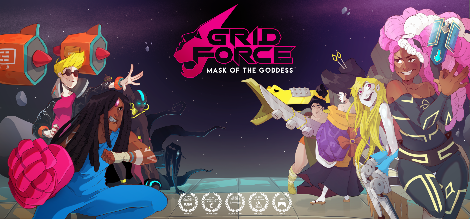 Download Video Game Grid Force - Mask Of The Goddess HD Wallpaper