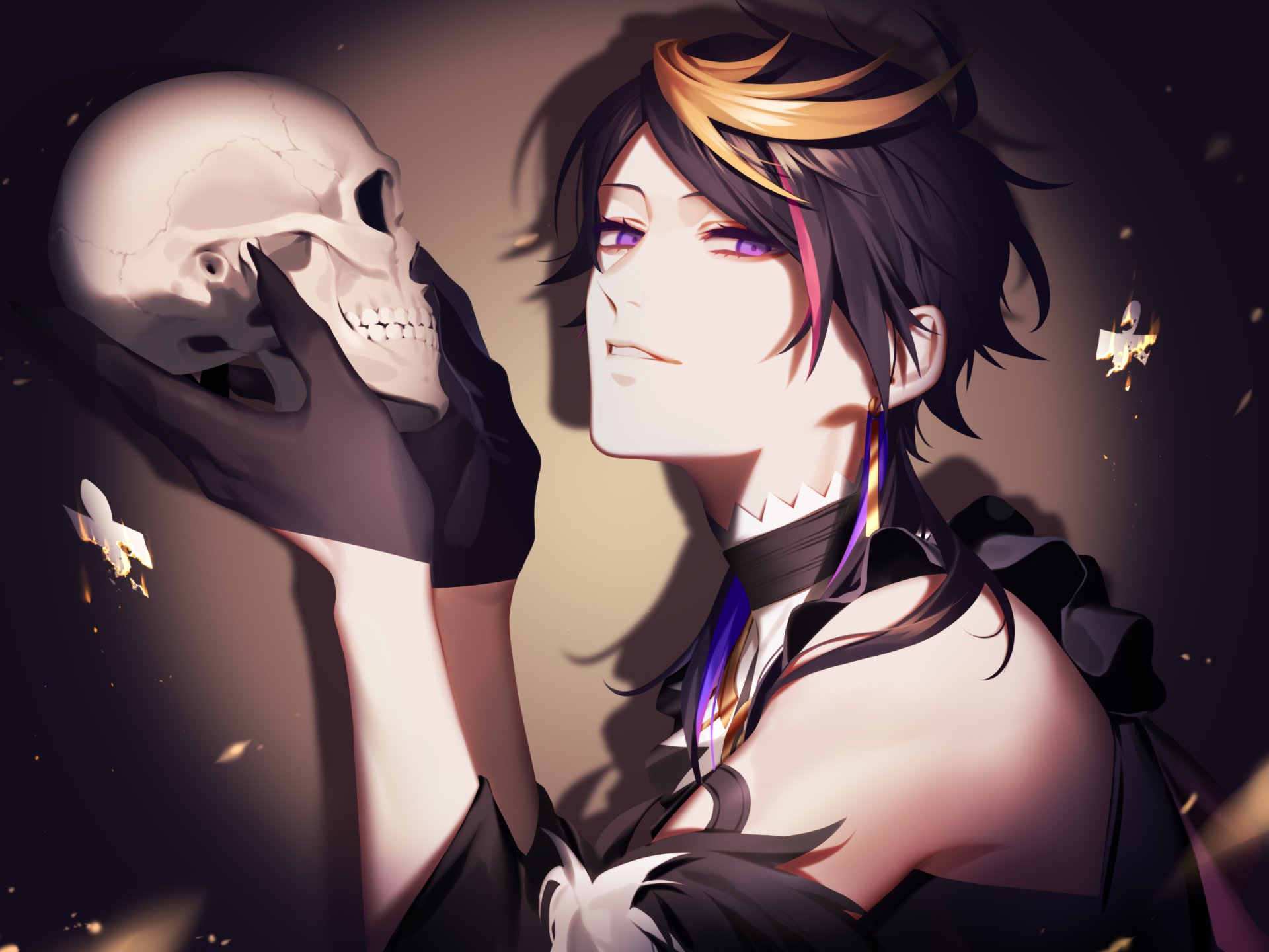 Download Luxiem Shu Yamino Anime Virtual Youtuber HD Wallpaper