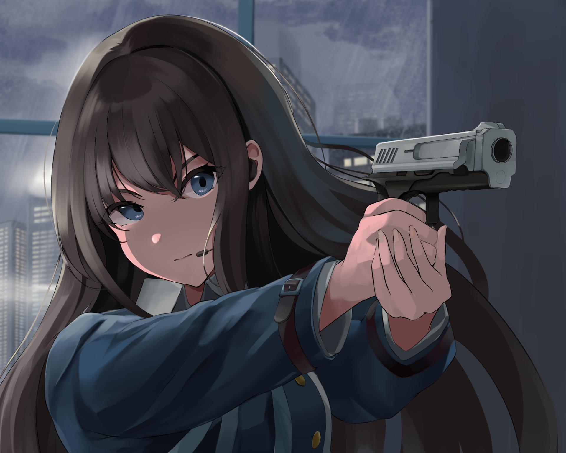 Download Takina Inoue Anime Lycoris Recoil HD Wallpaper by まおう