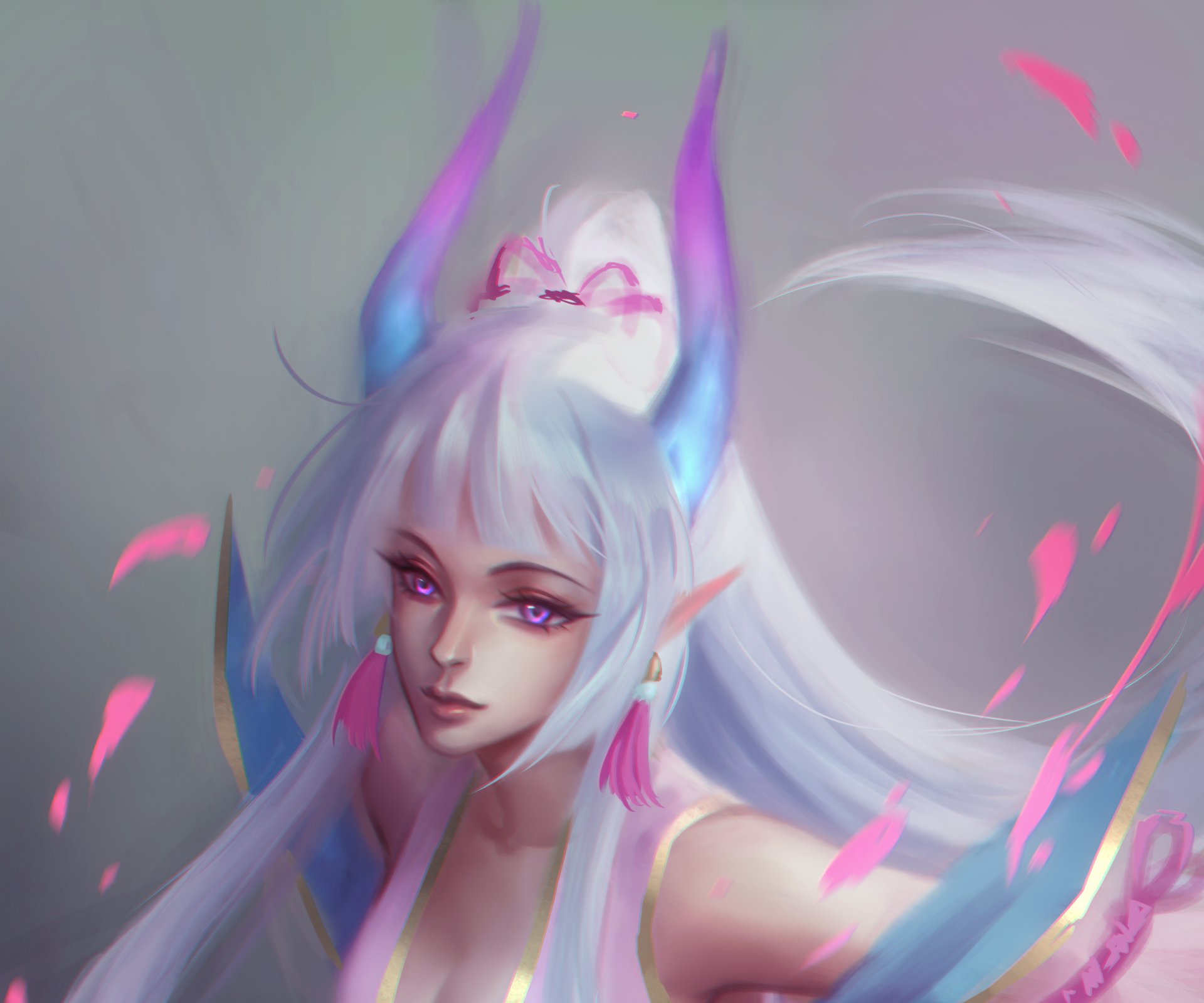 Download Syndra (League Of Legends) Video Game League Of Legends HD Wallpaper by Piscina幻夢池