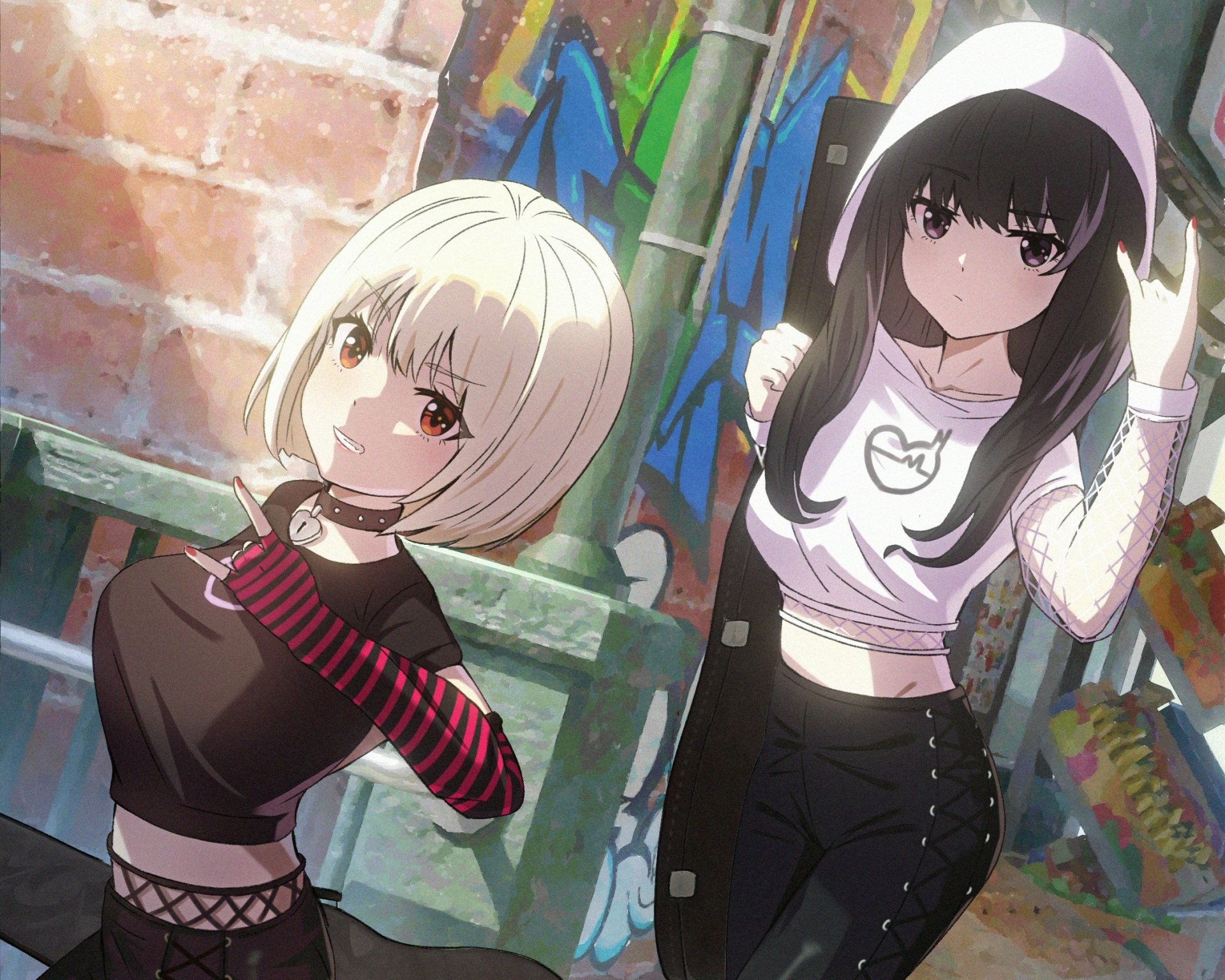 Download Takina Inoue Chisato Nishikigi Anime Lycoris Recoil HD Wallpaper by Edgar