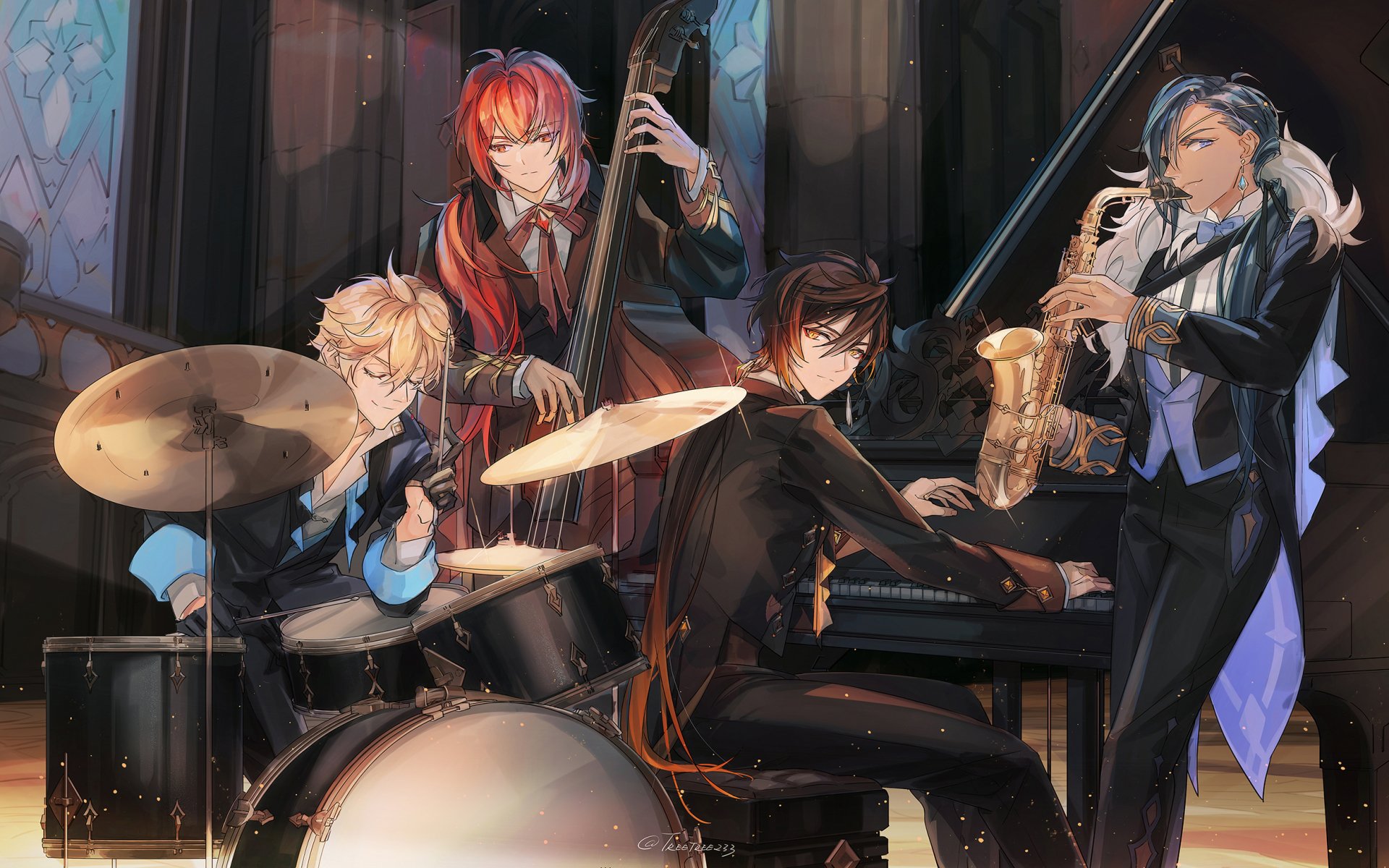 Genshin Orchestra by treetree233