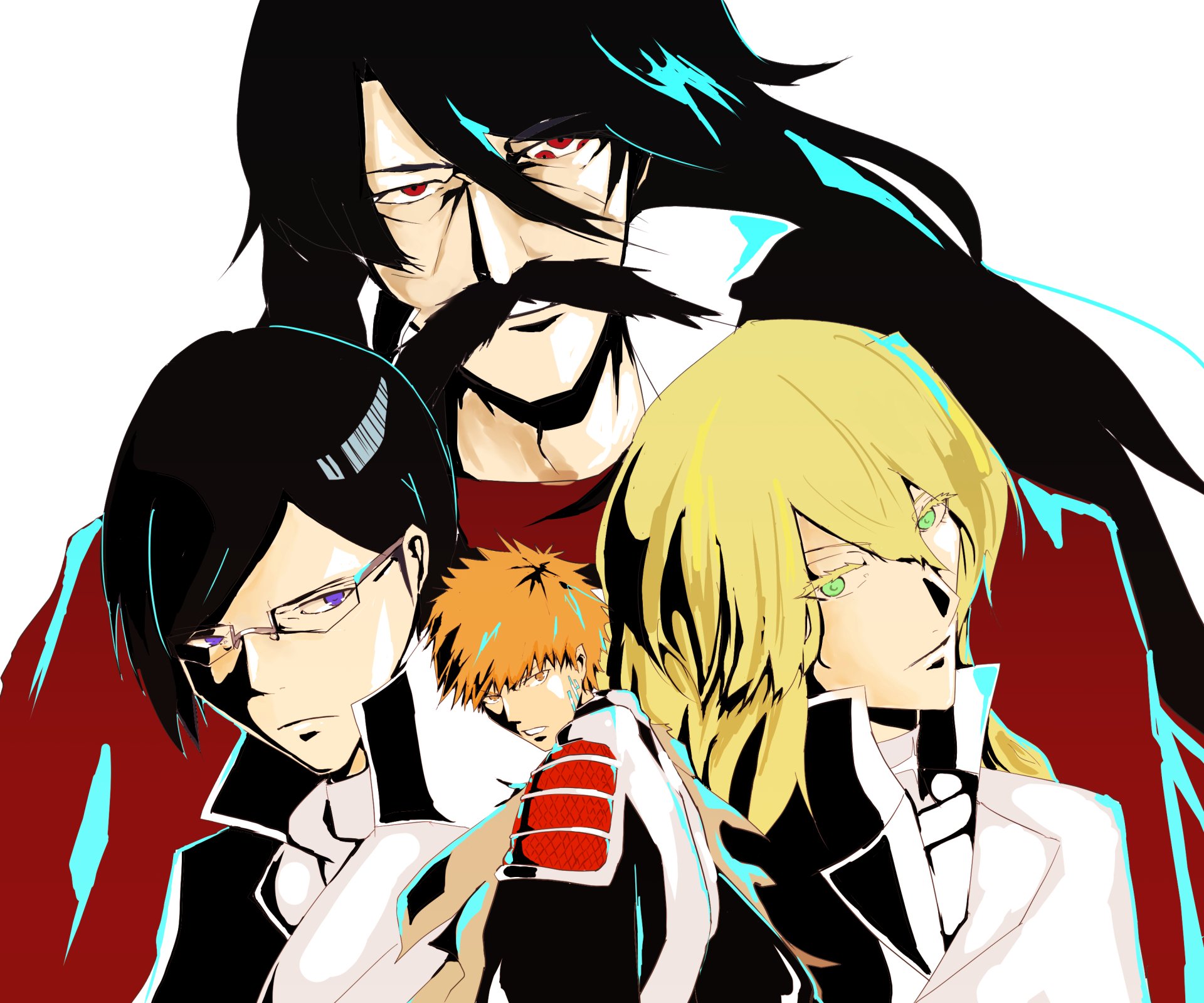 Download Uryu Ishida Ichigo Kurosaki Yhwach (Bleach) Anime Bleach: Thousand-Year Blood War HD Wallpaper by ヒロfeat.ウニ子