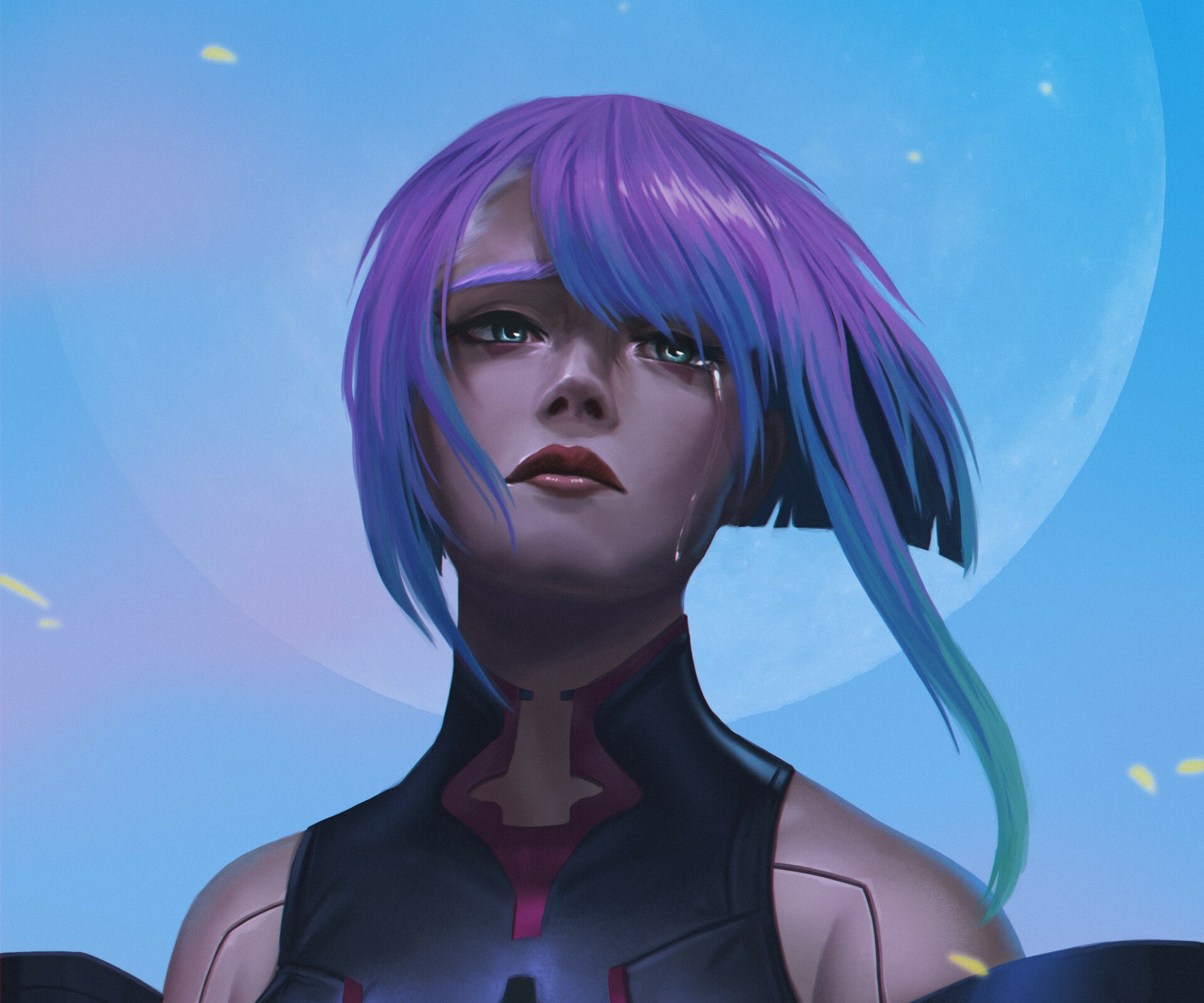 Download Lucy (Cyberpunk: Edgerunners) Anime Cyberpunk: Edgerunners HD Wallpaper by James Pajunar