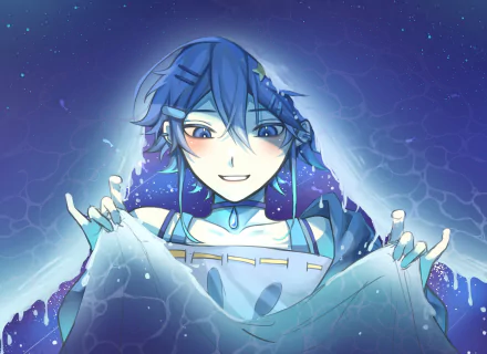 Holostars Kanade Izuru Anime Virtual Youtuber HD Desktop Wallpaper | Background Image