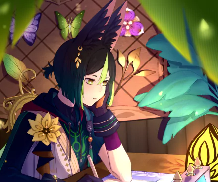 Tighnari (Genshin Impact) video game Genshin Impact HD Desktop Wallpaper | Background Image