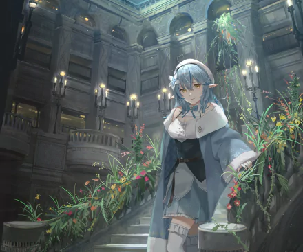 hololive Yukihana Lamy Anime Virtual Youtuber HD Desktop Wallpaper | Background Image