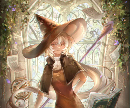 witch Latte Cookie (Cookie Run) video game COOKIE RUN: KINGDOM HD Desktop Wallpaper | Background Image