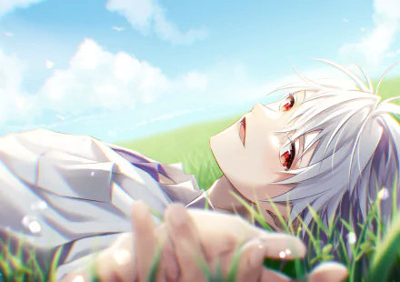 Kaworu Nagisa Anime Neon Genesis Evangelion HD Desktop Wallpaper | Background Image