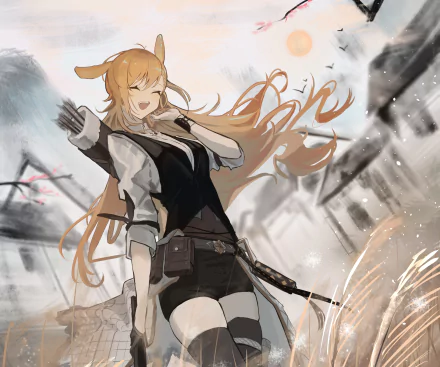 Kroos (Arknights) video game Arknights HD Desktop Wallpaper | Background Image