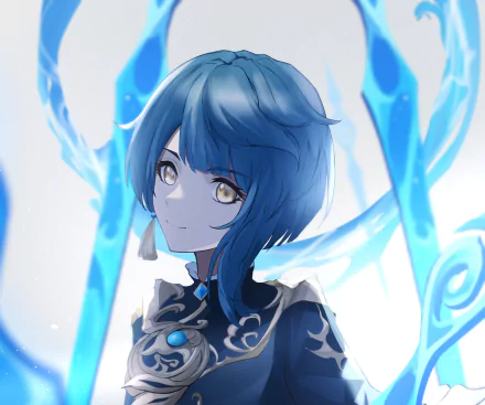 Xingqiu (Genshin Impact) video game Genshin Impact HD Desktop Wallpaper | Background Image