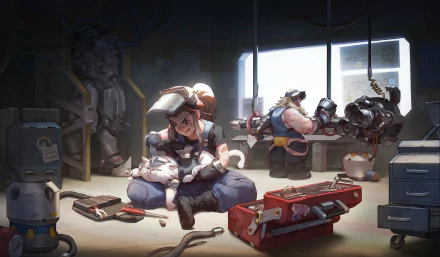  Brigitte Origin Story by SteamBOY