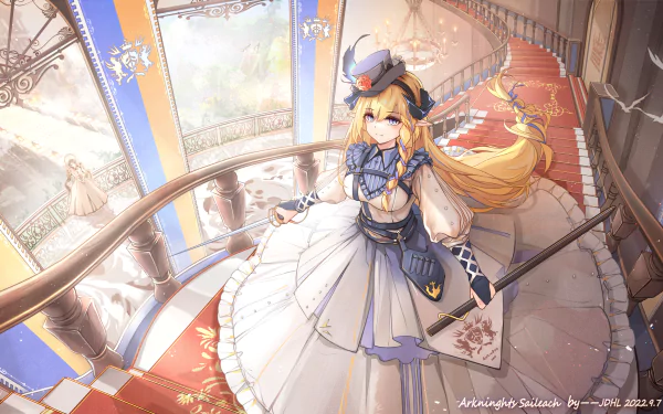 Saileach (Arknights) video game Arknights HD Desktop Wallpaper | Background Image