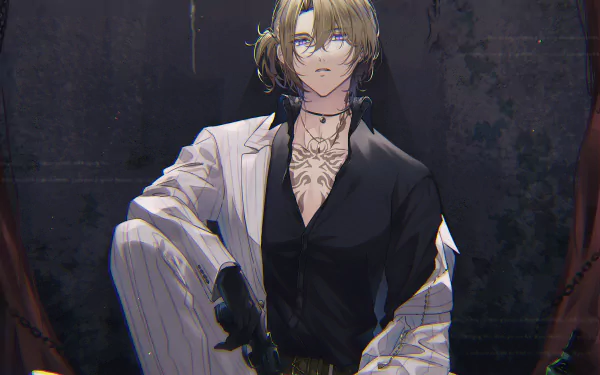 Luxiem Luca Kaneshiro Anime Virtual Youtuber HD Desktop Wallpaper | Background Image