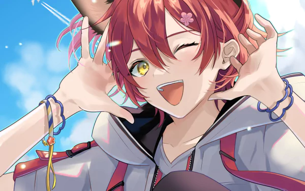 Holostars Hanasaki Miyabi Anime Virtual Youtuber HD Desktop Wallpaper | Background Image