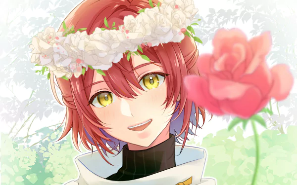 Holostars Hanasaki Miyabi Anime Virtual Youtuber HD Desktop Wallpaper | Background Image