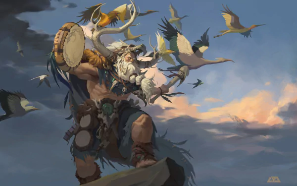 fantasy shaman HD Desktop Wallpaper | Background Image