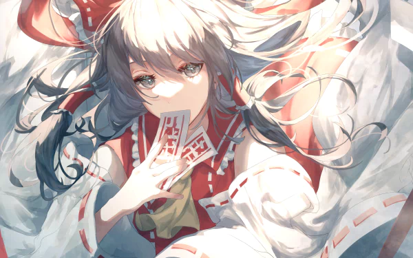 Reimu Hakurei Anime Touhou HD Desktop Wallpaper | Background Image