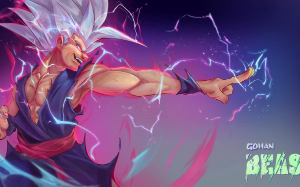 Gohan (Dragon Ball) Gohan Beast Anime Dragon Ball Super: Super Hero HD Desktop Wallpaper | Background Image