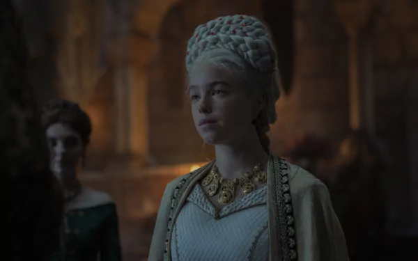 Rhaenyra Targaryen Milly Alcock TV Show House of the Dragon HD Desktop Wallpaper | Background Image