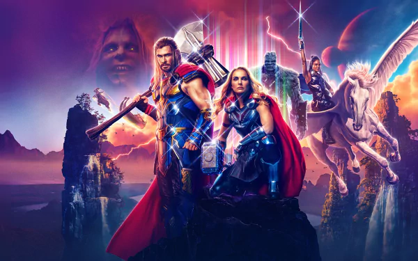 movie Thor: Love and Thunder HD Desktop Wallpaper | Background Image