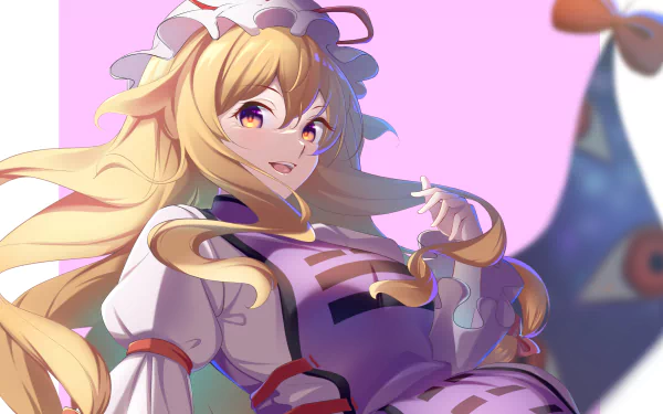 Yukari Yakumo Anime Touhou HD Desktop Wallpaper | Background Image