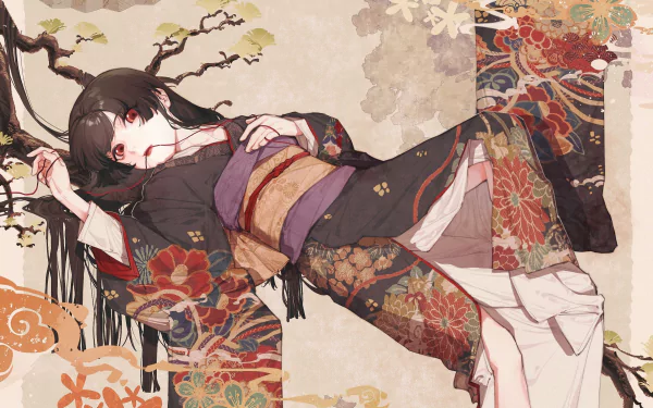 Ai Enma Anime Hell Girl HD Desktop Wallpaper | Background Image