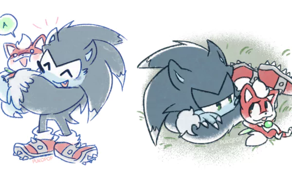  Werehog and Chip by PukoPop