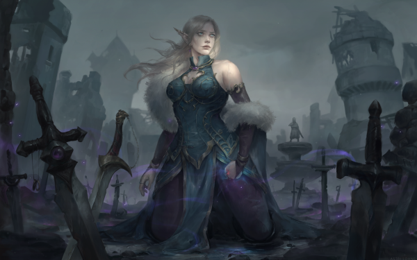 Video Game World Of Warcraft Warcraft Mirabella Dawnsinger Elf HD Wallpaper | Background Image