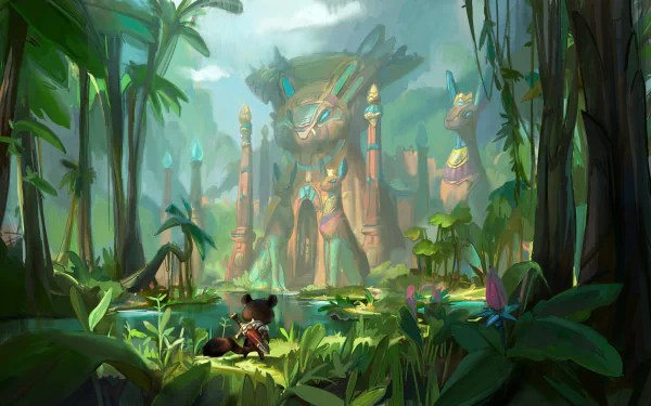 fantasy exploration HD Desktop Wallpaper | Background Image