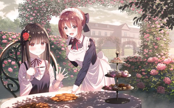 Anime Girl Maid HD Wallpaper | Background Image