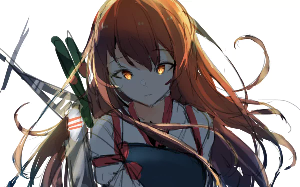Akagi (Kancolle) Anime Kantai Collection HD Desktop Wallpaper | Background Image
